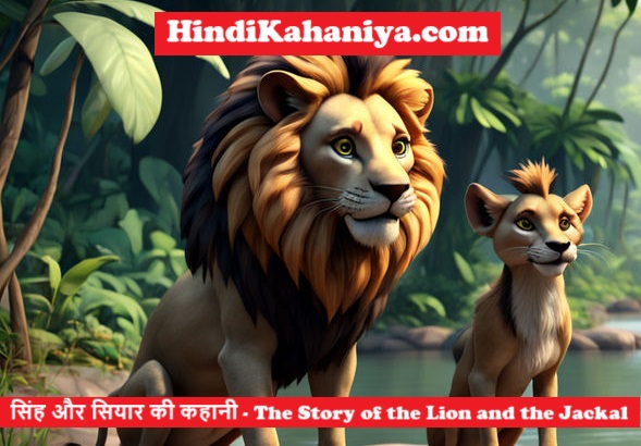 सिंह और सियार की कहानी – The Story of the Lion and the Jackal Panchatantra kahaniyan in hindi