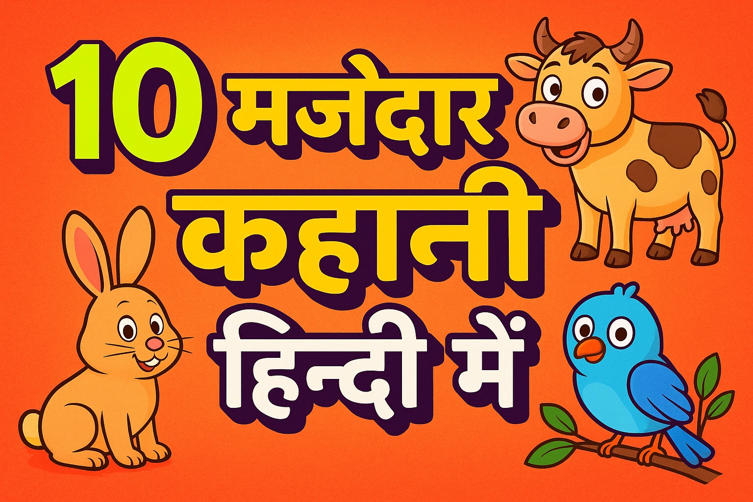 10 मजेदार कहानियां हिन्दी में – Top 10 Best Stories in Hindi - bedtime Hindi bacho ki kahani